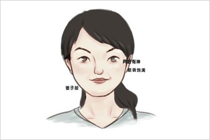 脸圆下巴短女人命运和婚姻(相学下巴类型)插图