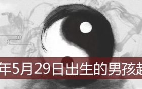 2022年6月男孩出生起名大全(2020年5月15日出生的男孩起名)缩略图